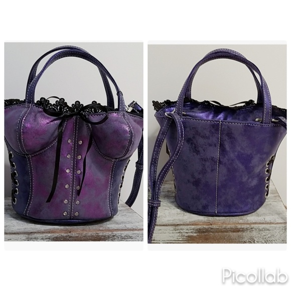 Handbags - Purple Corset Crossbody Hanbag 💜